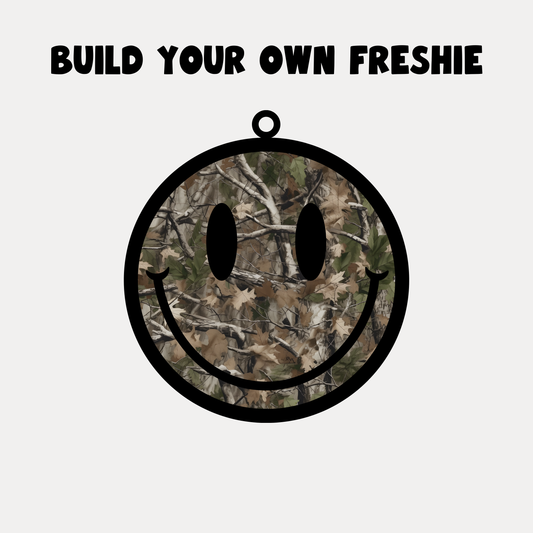Camo Smile Car Freshie