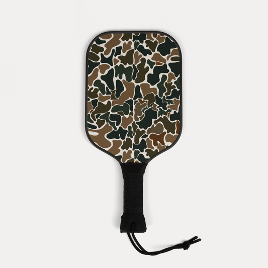 Trendy Retro Duck Camo Pickleball Paddle Set