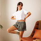 Bottomlands Camo Women’s pajama shorts